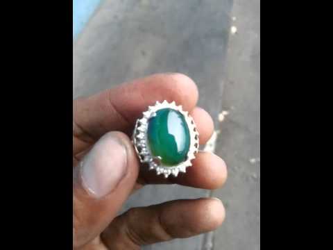 What Batu Bacan Bluish Green Kristal