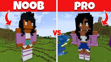 Aphmau Crew bouwt APHMAU | NOOB vs PRO