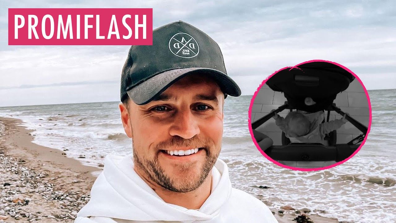 Alexander Hindersmann zeigt erste Laufversuche seines Sohns