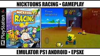 Nicktoons Racing Gameplay ePSXe | Best PS1 Games | Emulator PS1 Android