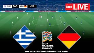 GREECE vs GERMANY | UEFA Nations League 2026 ✅ | Match Simulation/Prediction