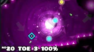 (Hard Demon) // ToE 3 100% by MasterTheCube5 // 1 Coin || GD 2.2