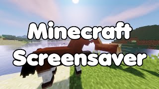 Relaxing Minecraft Horse Screensaver [1 Hour] - Full HD screenshot 5