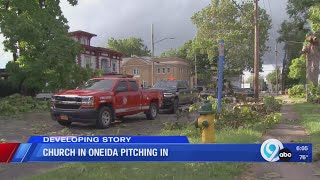 Church in Oneida offering hot meals to storm victims