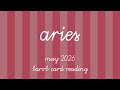 Aries 𖡼⊱ May 2026 Tarot Card Reading