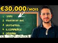 Les 5 meilleurs business  lancer pour gagner 30000mois en 2024