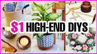 5 EXTREMELY EASY (not cheesy) Dollar Tree DIYs that look highend