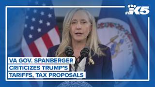 Virginia governor criticizes president's tariffs, tax proposals