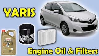 Oil Change, Oil Filter & Air Filter - Toyota Yaris 1.3L (2011-2020)