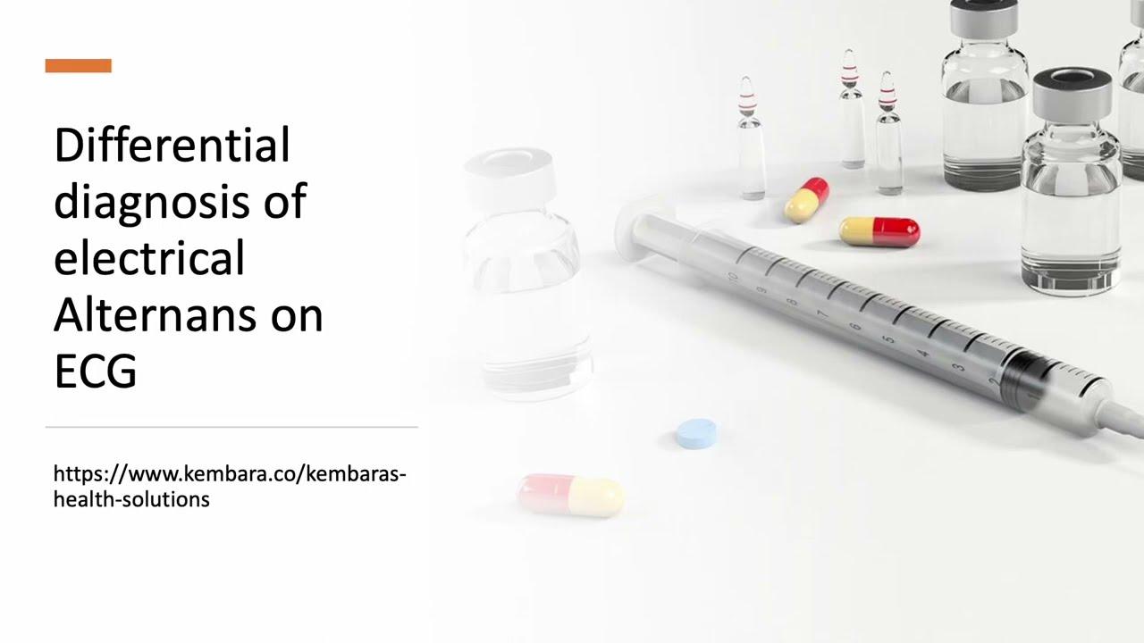 Differential diagnosis of electrical Alternans on ECG