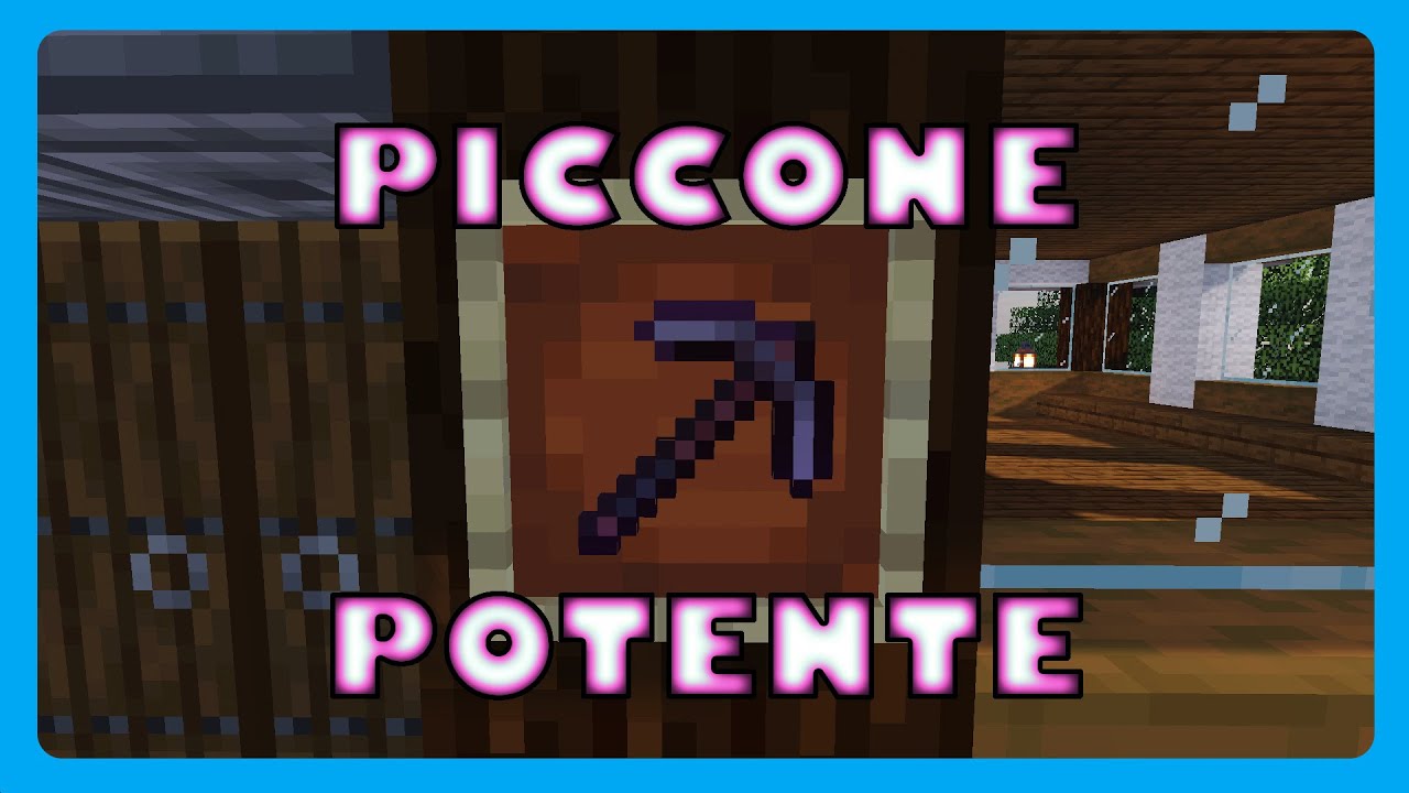 Minecraft: Come fare il PICCONE PIU' FORTE DI MINECRAFT 
