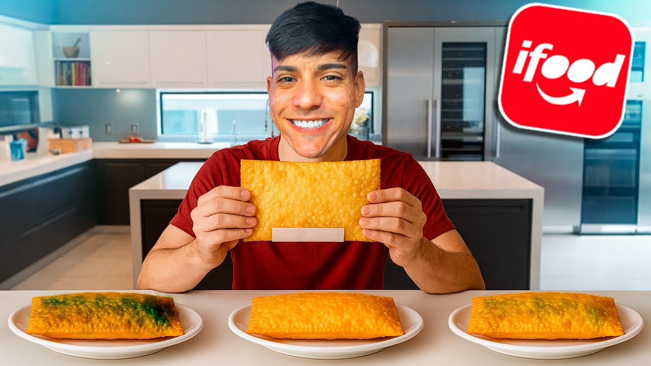 PEDI O PASTEL MAIS BARATO VS PASTEL MAIS CARO DO IFOOD
