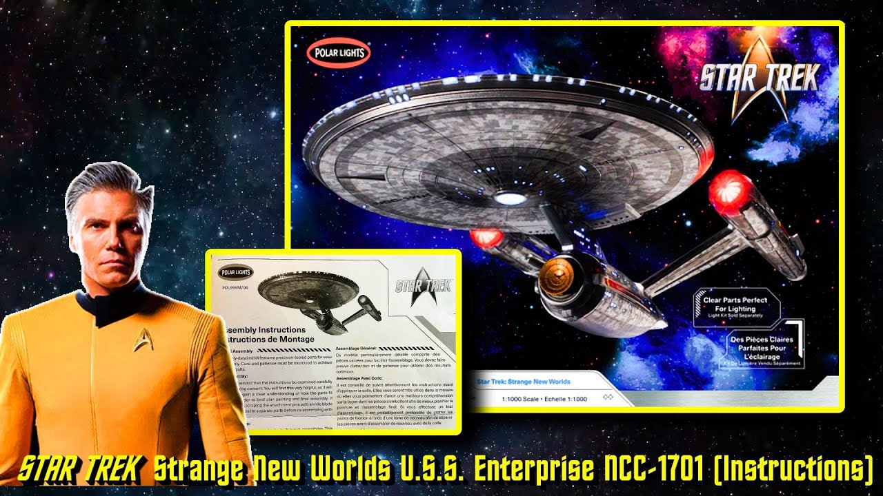 Polar Lights STAR TREK Strange New Worlds U.S.S. Enterprise NCC
