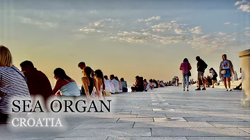 🇭🇷 Zadar Sea Organ | Sea plays the pipe organ 🎶