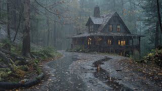 Eliminate Stress and Insomnia with Heavy Rain in the Forest | Natural Sounds for Sleep and Relax