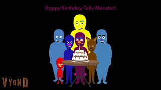Oscar Steals Telly Monsters Birthday Cakegrounded Happy Birthday Telly Monster A Vyond Video