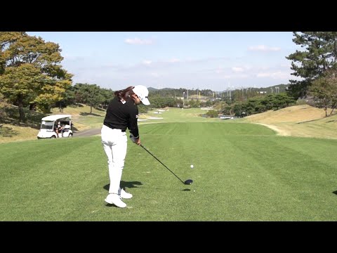 [골프스윙]‘베터랑’ 김지현의 쭉 뻗어가는 슈퍼슬로모션 드라이버 샷