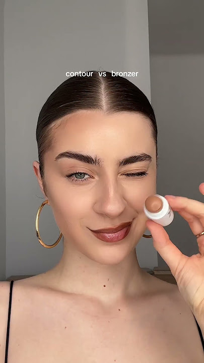 CONTOUR VS BRONZER #fypシ゚ #makeup #contour #bronzer #relatable