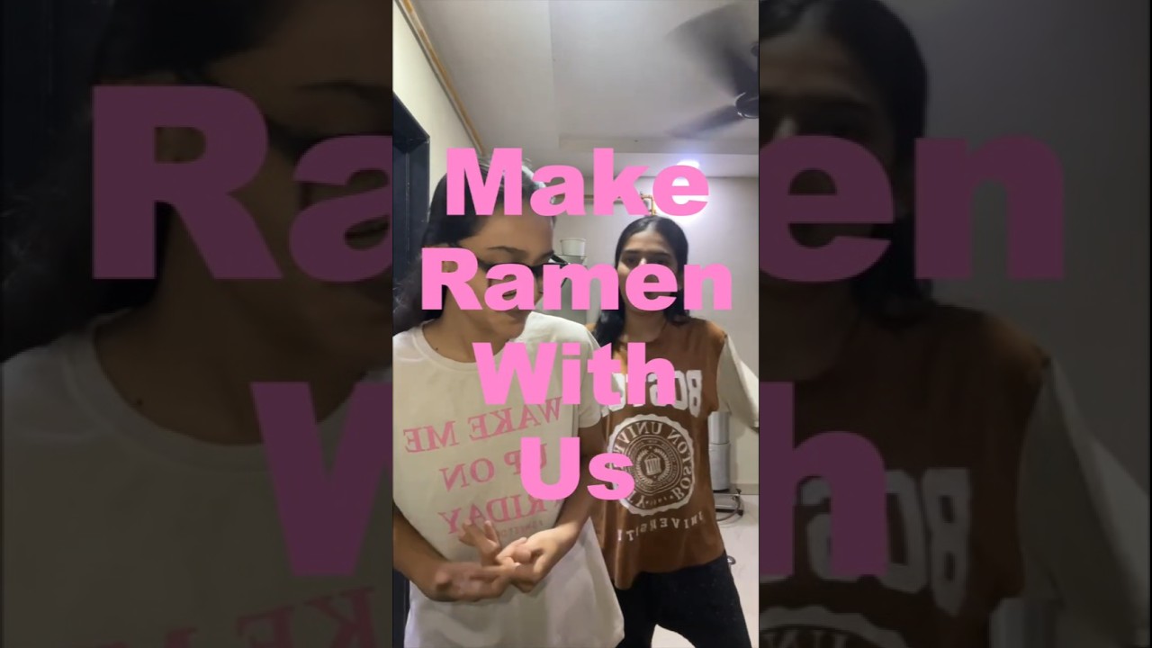 MAKE RAMEN WITH US 🍜