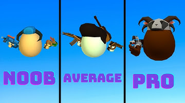 Noob vs Average vs Pro