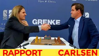 Magnus Carlsen (2823) vs Richard Rapport (2708) || GRENKE Chess Classic and Open 2024R1