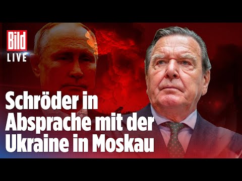 🔴 UKRAINE-KRIEG: Schröder trifft sich mit Putin | BILD Live Replay