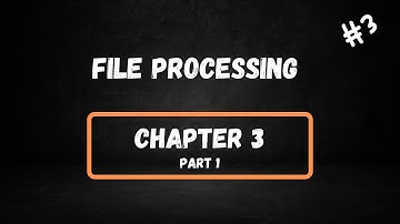 File Processing Using C# in Arabic - Chapter 3