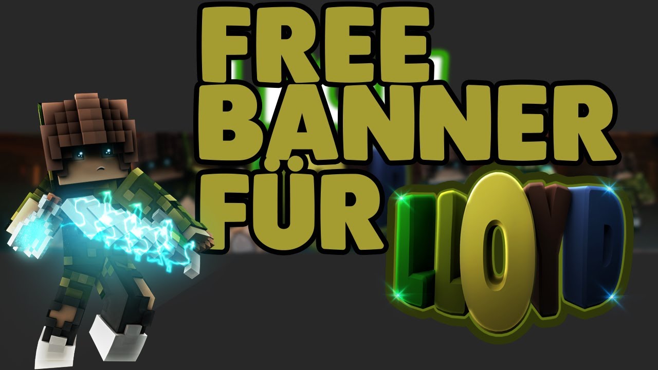 FREE BANNEr für CuzImLloyd | 0,3 Likes? | Speedart | Im_LeonYT - FREE BANNEr für CuzImLloyd | 0,3 Likes? | Speedart | Im_LeonYT
