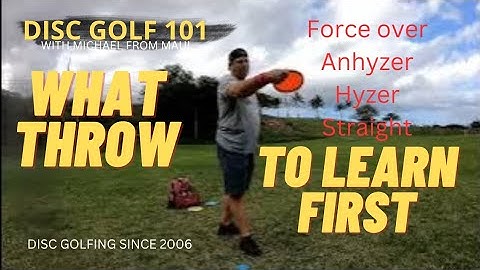 BEST THROW FOR BEGINNERS TO LEARN FIRST // DISC GOLF 101