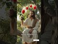 Jesus Christ gives Raspberry to the woman when she was hungry and sad