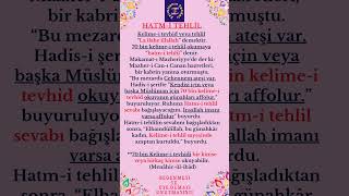 Hatm-İ Tehli̇l