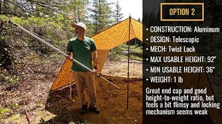 TARP POLES: What style suits you? We compare 6 different options that can support your next pitch!