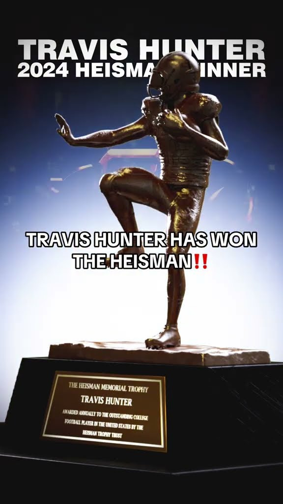 Travis Hunter wins the Heisman Trophy ?