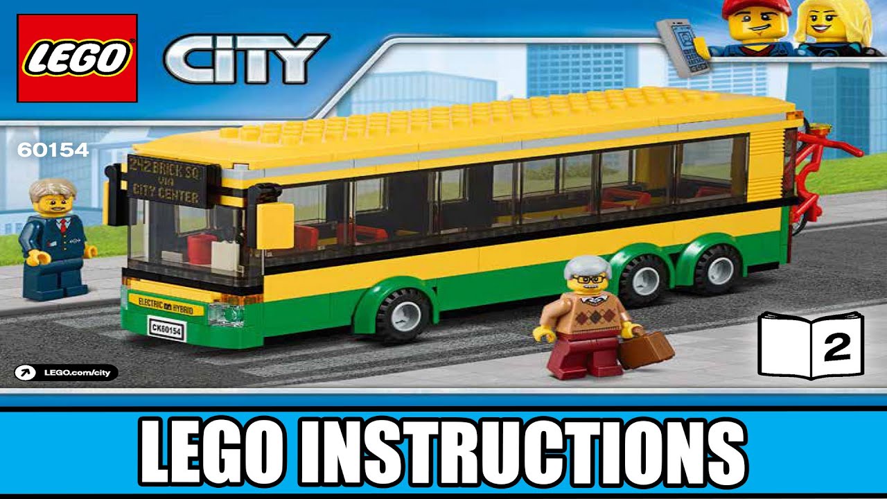 LEGO Instructions | City | 60154 Bus (Book 2) YouTube