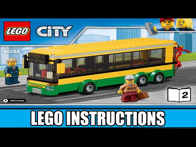 matron Drivkraft Forskellige LEGO Instructions | City | 60154 | Bus Station (Book 2) - YouTube