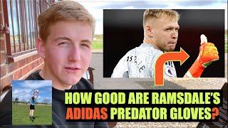 HOW GOOD ARE RAMSDALE'S GLOVES? Adidas Predator GL Pro Hybrid Promo Unboxing and Match Review