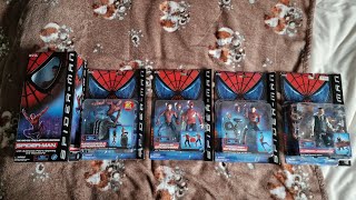 boxed spiderman figures toybiz