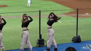 20190815 桃園球場 中場舞 lamigirls yuri陳怡叡