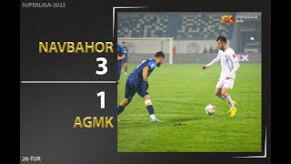 Superliga. Navbahor - AGMK 3:1 Highlights (12.11.2022)