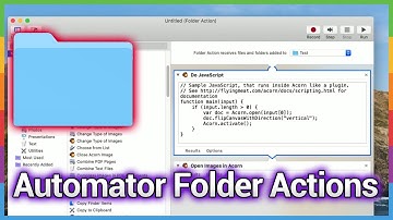 Writing Your Own Folder Actions with Automator - An Easier Way to Create a Script
