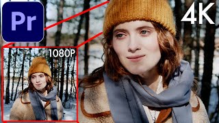 How to Downscale 4k Footage to 1080p in Adobe Premiere Pro (Set vs Scale to Frame Size)