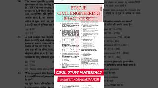 For pdf msg on telegram #civilengineering #rrbjecbt2 #sscje #civilengineeringstudents #civilengineer