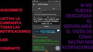 PAYLOAD BLOQUEADO+CUENTA SSH // HTTP CUSTOM // ABRAHAM RC
