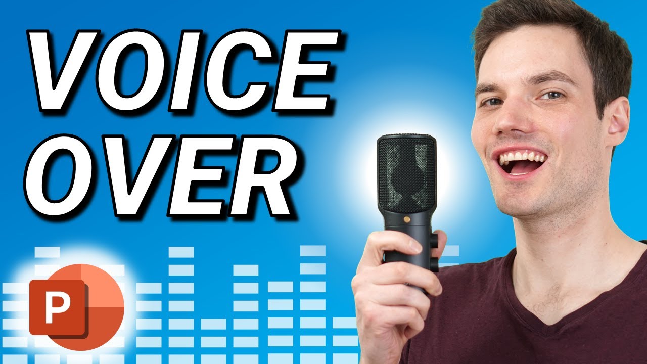 how to make a presentation with a voice over