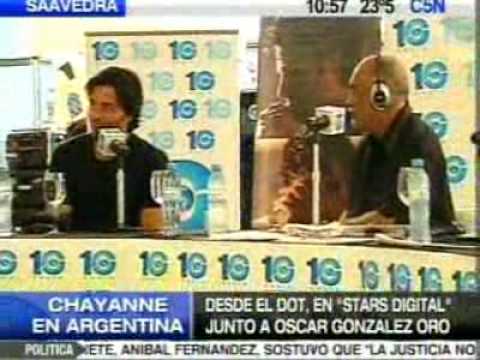 Chayanne en stars digital junto a Oscar Gonzalez Oro