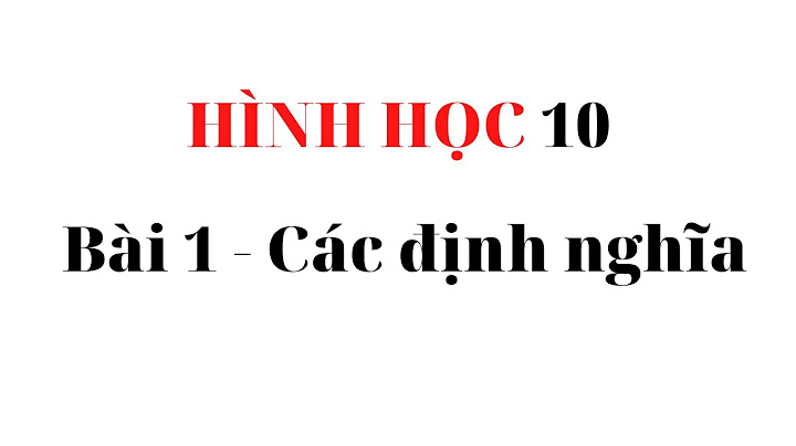 Sách giáo khoa toán 10 hình học pdf