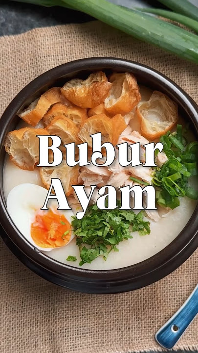 Masak nasi sisa jadi Bubur Ayam ✨🙋🏻‍♂️ #resepbubur #masaknasi #buburayam