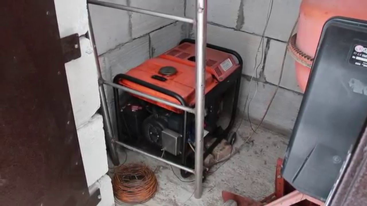 Запуск дизель генератора