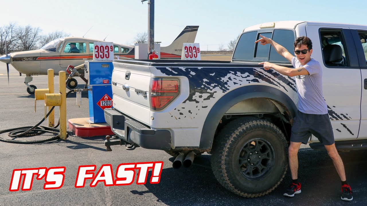 We Put AIRPLANE FUEL in a FORD RAPTOR!! YouTube
