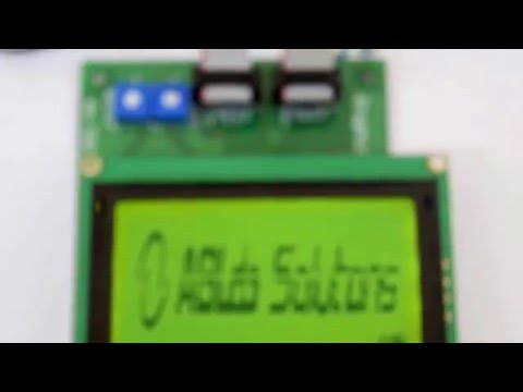 Picture Display in 128X64 Graphical LCD with AVR ATmega16 Microcontroller by ABLab Solutions